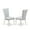 Gray, variant on East West Furniture Verona Fabric Dining Chairs in Walnut/Tan (Set of 2)