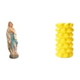 thumbnail image 1 of Escultura decorativa de María en resina, estatua de Jesús con jarrón de para flores, adorno de escritorio, maceta para , sa, 1 of 8