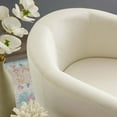 thumbnail image 6 of Modway Divulge Performance Velvet Arm Chair and Ottoman Set in Ivory, 6 of 7