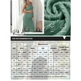 thumbnail image 5 of Avidlove Green Maternity Dress for Baby Shower Women Rib Knit Summer Bodycon Midi Dress Sleeveless Tank Dress Casual Pergnancy Outfits for Photoshoot, 5 of 9
