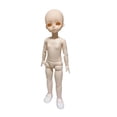 thumbnail image 1 of 12 pulgadas Girl Partes de cuerpo de muñeca en blanco flexible con zapatos Zulema Cuerpo de muñecas de niña BJD con cabeza, 1 of 8