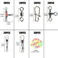 thumbnail image 3 of Eccomum 140pcs Tackle Kits, Fresh and Saltwater, Bass/Panfish/Trout Fishing Tackle Kits, Fishing Gear, Fishing Lures, Fishing Accessory Kit w/Tackle Box, 3 of 9