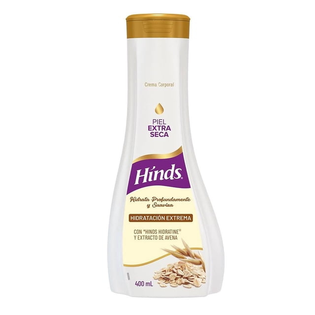Crema corporal Hinds hidratación extrema para piel extra seca 400 ml
