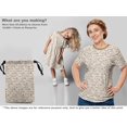 thumbnail image 5 of oneOone Cotton Cambric Light Brown Fabric Text Craft Projects Decor Fabric Printed By The Yard 56 Inch Wide, 5 of 5