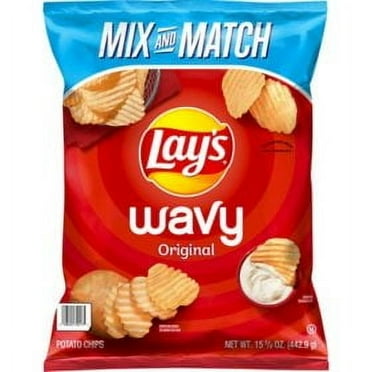Lay's Wavy Original Potato Chips, 15.625 oz.Pack of 2