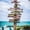Key West Destination Signs, variant on Elephant Stock Bahamas Beach Signs Wall Art - Vertical Multi Panel Canvas - Living Room Wall Decor - Places Multi Panel - Blue And White Decor - 32" x 50"