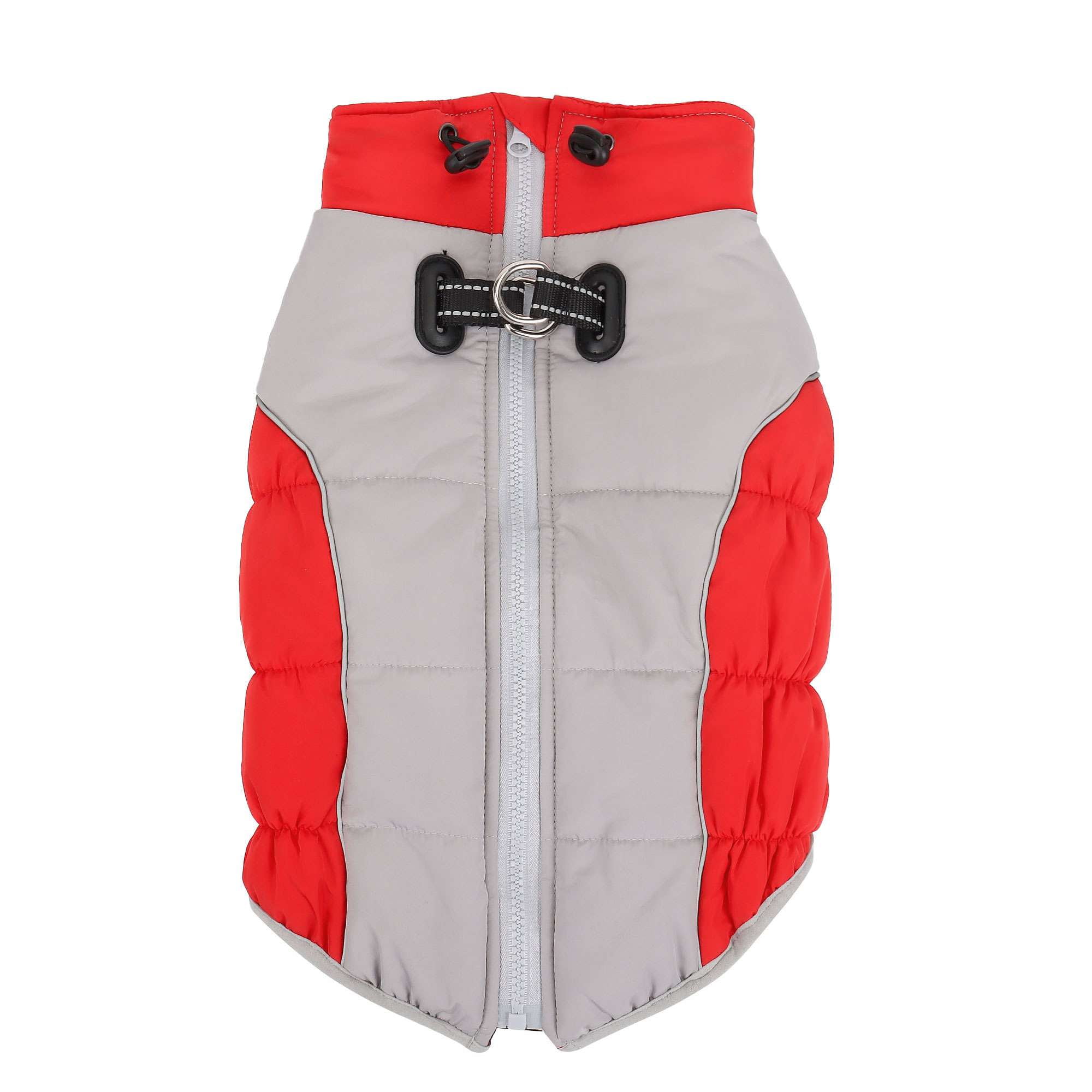 BadPiggies Warm Dog Winter Coat Reflective Dog Jacket Waterproof Cold Weather Pet Vest for Medium Large Dogs XL-6XL