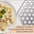thumbnail image 3 of Wmool Fabricant de Raviolis Russes Ravioli Pierogi Pelmeni Moule en Aluminium Pelmenn Chaud!, 3 of 4