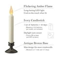 Xodus Innovations Battery Operated LED Window Candle, Dusk to Dawn