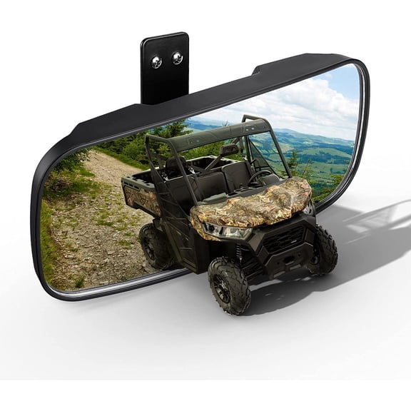 KEMIMOTO UTV Large Rear Center View Mirror Compatible with Polaris Ranger 570 900S XP 1000 2017-2022