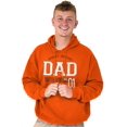 thumbnail image 3 of Fathers Day World's Greatest Dad No 1 Men's Big & Tall Graphic Hoodie Brisco Brands 4X, 3 of 4
