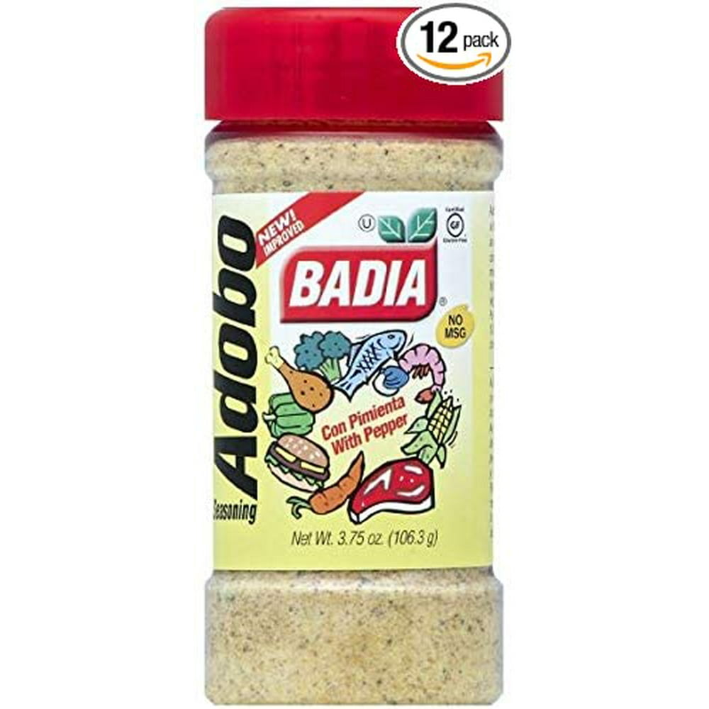 Badia Adobo Without Pepper, 3.75 Ounce (Pack of 12)