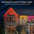 thumbnail image 4 of Cadena de luces LED para exteriores Eave Light con Bluetooth y aplicación RGB IC, tira de luces a prueba de agua DIY con escenas de colores para toda la casa, fiestas y bodas, 4 of 4
