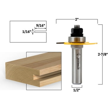Yonico 1/16" Slotting Cutter Router Bit - 1/2" Shank - 12101