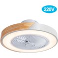 thumbnail image 1 of Lámpara de ventilador de techo, restaurante, dormitorio, candelabro de ventilador eléctrico para habitación de niños, control remoto + control de aplicación para teléfono móvil S5880W-220V Kuyhfg Sin marca, 1 of 5
