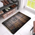 thumbnail image 3 of MKHERT Ancient Wooden Door Vintage Medieval Structure Doormat Rug Home Decor Floor Mat Bath Mat 30x18 inch, 3 of 3