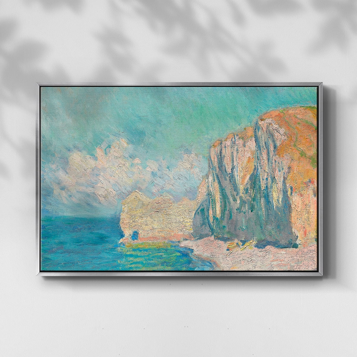 Vintage Landscape-CLVII By Wexford Home Framed in Silver Wood Gallery Wrapped Canvas 25 in. x 37 in.