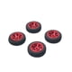 thumbnail image 1 of Ounissouiy 4 piezas de llanta de rueda de coche RC, piezas de modificación de neumáticos para 1/28 Wltoys K969 RC, llantas de rueda de coche RC Kits de construcción modelo rojo, 1 of 6