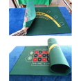 thumbnail image 4 of Poker Mat - Texas Hold'em And Blackjack Theme Party Poker Table Mat Reversible Felt Game Mat, 4 of 5
