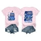 thumbnail image 1 of Pop cazadora para niña Demon Hunters Boys Girls Fashion Round-Neck Group Panels T Shirt （Pink）, 1 of 3