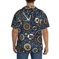 thumbnail image 3 of Kdxio Men'S Hawaiian Shirt For Men Short Sleeve Shirt Nautical Summer Casual Holiday Beach Button Down T-Shirts, 3 of 5