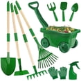 thumbnail image 1 of Juego de herramientas de jardinería Duckura Kids Wheelbarrow, 10 piezas, 2 años o más, 1 of 7