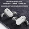 thumbnail image 4 of TOZO O2 Open Ear Bone Conduction Headphones, ORIGX Acoustic, DSP Noise Cancelling, 42H, Dual-Axis Multi-Angle Adjust, Crystal-Clear Calls, APP-EQ, Waterproof Sports Headphones for Running Workout Gym, 4 of 8