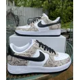 thumbnail image 1 of Ni&ke ID Ni&ke By You Custom Air Force 1 Low Cocoa Snake - CT3761-991 Sz 9 Men, 1 of 6
