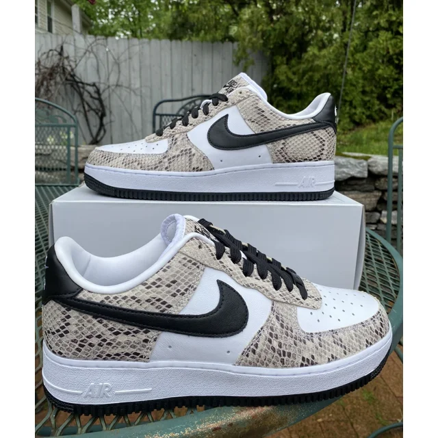 Ni&ke ID Ni&ke By You Custom Air Force 1 Low Cocoa Snake - CT3761-991 Sz 9 Men