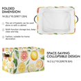 thumbnail image 2 of Yayeee Canvas Storage Basket with Handles for Shelves Fabric Bins Closet Organizer, Candy Lemon, 2 of 8