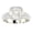 platinum, variant on 2.25 Carat Platinum LAB GROWN Diamond Halo Style Baguette & Pave Set Round Princess Cut Diamond Engagement Ring (E-F Color, VS1-VS2 Clarity) Size: 9