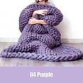 thumbnail image 1 of Thick Crochet Chunky Cable Knit Blanket Beautiful Handmade Cover Yarn Wool Bulky Bed Spread Throw For Home Decor, 1 of 7