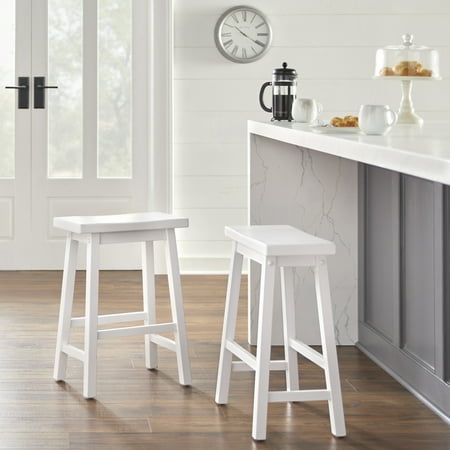 TMS 24  - Singular Arizona Saddle Stool, White