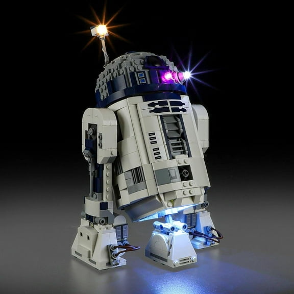 LED Light Kit for Lego 75379 R2-D2 Building Set, Compatible with Lego 75379 Building Blocks Model(Not Include Blocks Set)