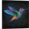 thumbnail image 1 of ARTCANVAS Hummingbird Small Bird in Flight Canvas Art Print - Size: 36" x 36" (1.50" Deep), 1 of 9