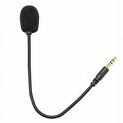 HFLWYWD EIRZNGXQ Microphone, Gaming Microphone, Direct Plug-in Microphone, 360 Bendable Microphone, Replacement Gaming Cable Microphone for Headphones