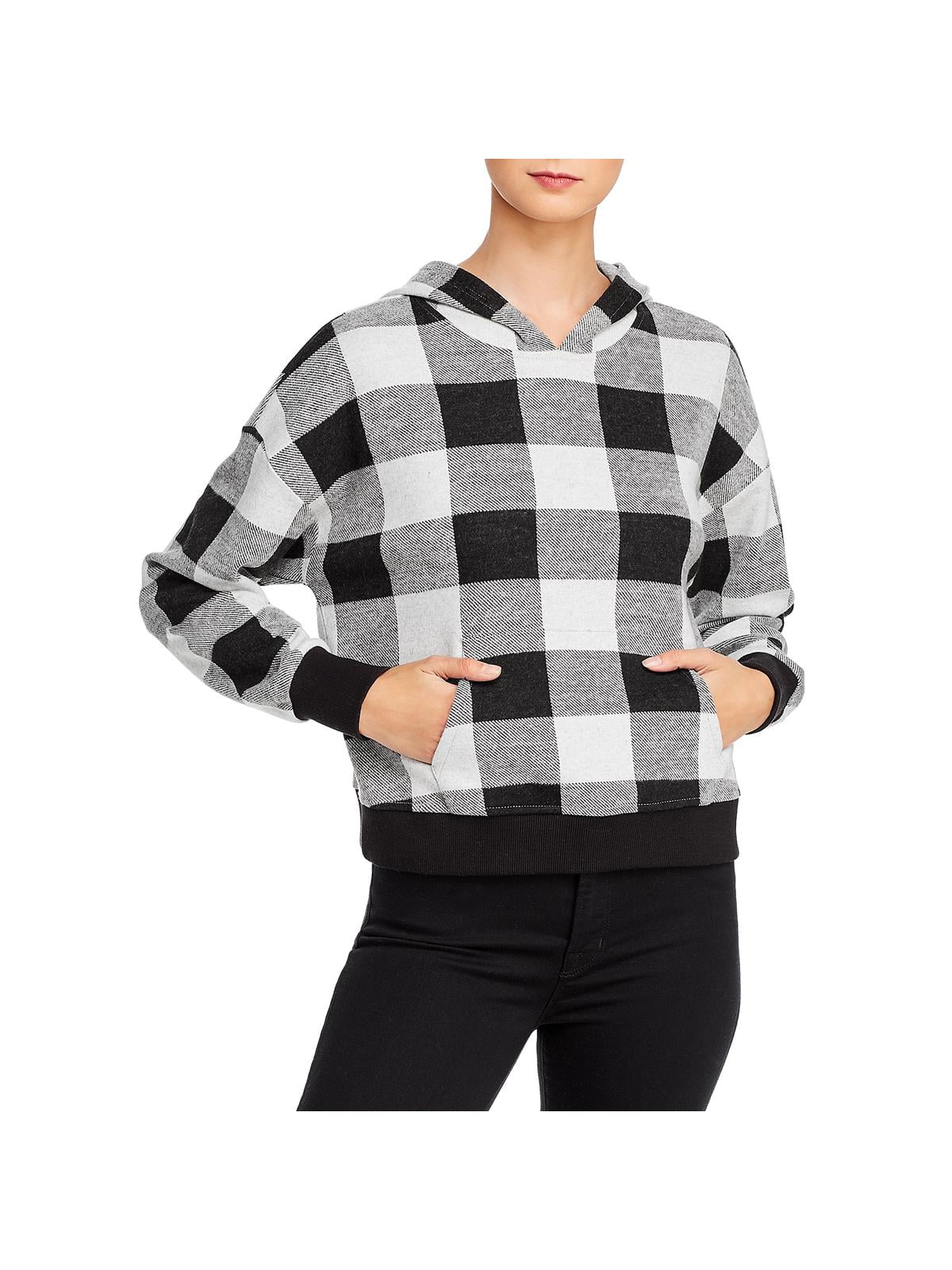 plaid pullover hoodie