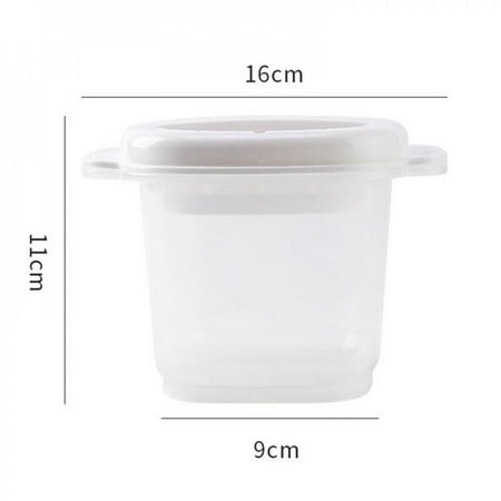 

Elaydool Microwave Steamed Rice Box Rice Washing Bowl Washing Rice Drainage
