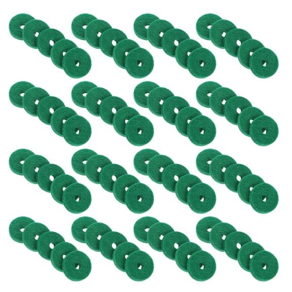 KONTONTY 90Pcs Green Piano Accessory Wool Washers for Keyboard Key Leveling and Maintenance Repair