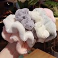thumbnail image 4 of OOCA Chouchous Lumineux en Peluche pour Filles Bandeau Coloré pour Femmes Porte-Queue de Cheval Accessoires de Mode Élastiques, 4 of 7