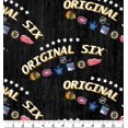 thumbnail image 2 of Original Six Cotton Fabric with Star Logos Print and Matching Solid Cotton Fabrics, 2 of 2