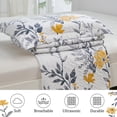 thumbnail image 5 of Jessy Home Full/Queen Quilt Yellow Floral Bedding Set Microfiber Bedspread Coverlets for Beds, 5 of 8