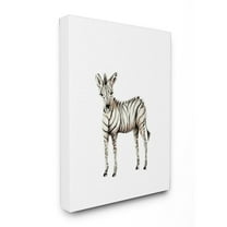 Stupell Baby Zebra Canvas Wall Art 30 x 40