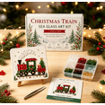 thumbnail image 3 of Christmas Sea Glass Mosaic Art Kit, DIY Christmas Craft Set for Holiday Tabletop Decor, Complete Beginner Friendly Art Supplies, Ideal Holiday Activity & Festive Gift for Craft Lovers,5x7Inch, 3 of 3