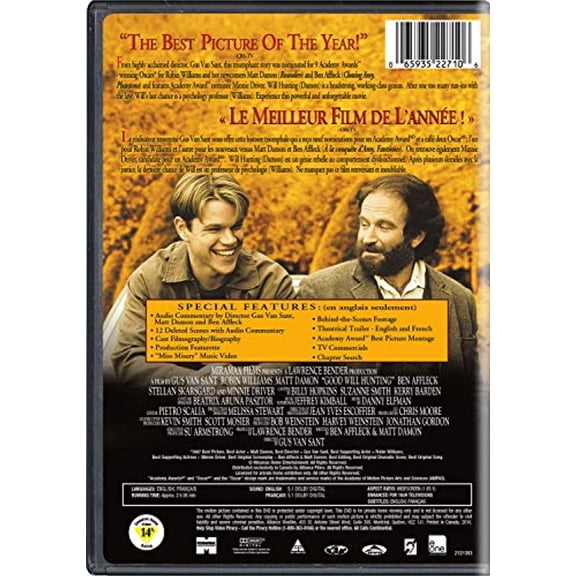 GOOD WILL HUNTING [DVD] [065935227106]