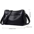 thumbnail image 2 of LNMQLPDBS Single Shoulder Crossbody Bag Tote Bag for Women Foldable Tote Bag with Zipper Large Top Handle Handbag for Travel, Work, 2 of 9