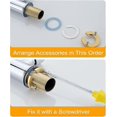 thumbnail image 4 of Faucet Fixing Kit,Faucet Accessories Faucet Installation Tool,Perfectly Fit Faucet and Sink(Gold 1pc), 4 of 5