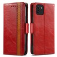 thumbnail image 3 of Case for Samsung Galaxy A03S Cover Leather Wallet Folio Case Book Design Flip Magnetic Closure - Red, 3 of 5