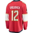 thumbnail image 3 of Men's Fanatics Jonah Gadjovich Red Florida Panthers  Premier Breakaway Player Jersey, 3 of 3