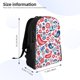 thumbnail image 4 of Disketp Birds Flowers Mochila Unisex de Apertura Lateral Completa, Mochila para Laptop para Escuela, Trabajo y Viajes, 4 of 8